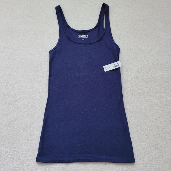 2011 Modal Cotton Stretch Tank Top Women's Small Dark Blue NEW | Old Navy - Picture 13 of 13